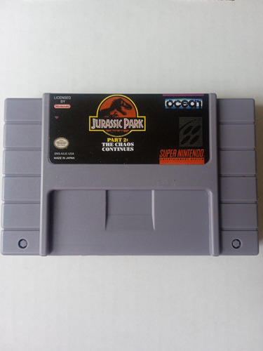 Jurassic Park 2 Para Súper Nintendo Repro