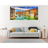 Cuadro Canvas Góndolas Clásicas Venecia Italia 80x170cm