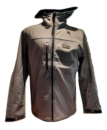 Campera Nawa Softshell Termica Mujer Gris Dep