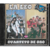 La Leo + Cuarteto De Oro Album 2 X 1 Sello Magenta Cd Cerrad