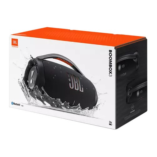 Boombox 3 Jbl Com Bluetooth Ipx7 Preto 110/220v