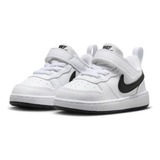 Tenis Para Niños Infantil Nike Court Borough Low Blanco 