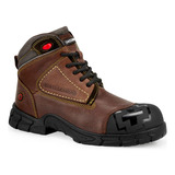 Bota Moda Formal Prp28021 Piel Vaca Logo Depiso Ingeniero