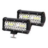 Faros Auxiliares De 120w Triple Fila, 7in, 1 Par