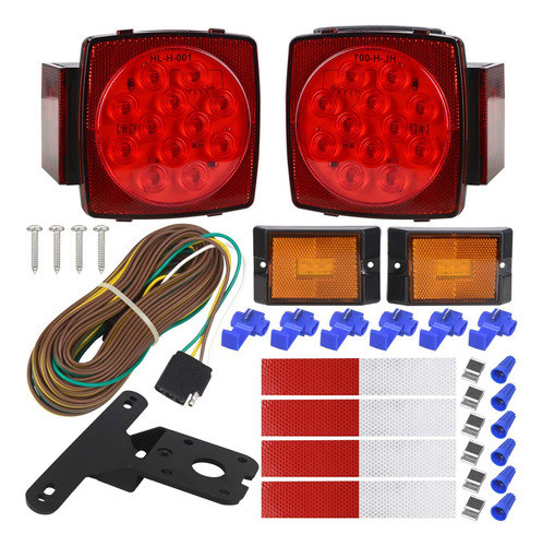 Kit De Luces Led Sumergibles Para Remolque Linkitom, Superbr