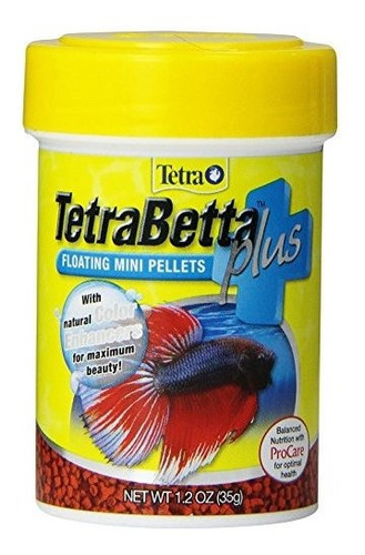 Mini Pellets Betta Plus, 1.2 Oz, 2-pack