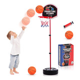 Aro De Baloncesto Para Niños Pequeños, Soporte Ajustable .