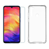 Carcasa Transparente Xiaomi Redmi Note 8 Funda + Lamina 9h