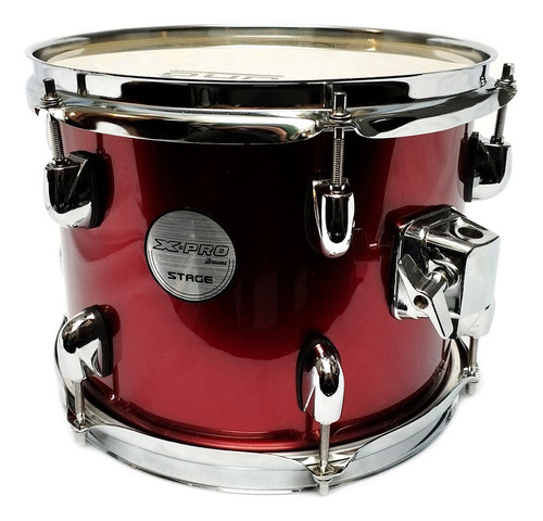 Tom De Bateria X Pro - 10 Polegadas ( Vinho )