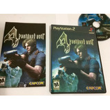 Manual Original Resident Evil 4 Ps2 (cd E Caixa Brindes)