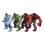 4pcs The Avengers Hulk Figura Modelo Juguete Niños Regalo Y