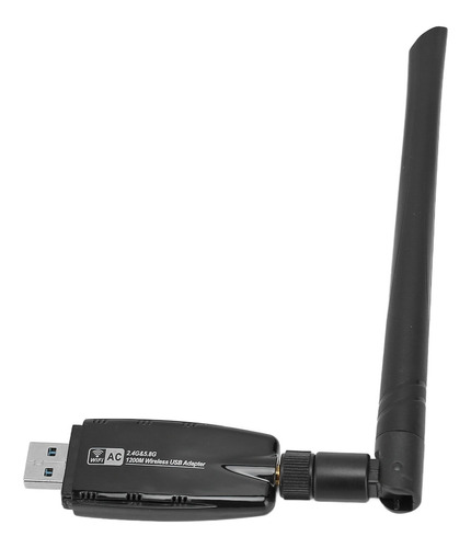 Adaptador De Red Inalámbrico Usb Wifi De Alta Velocidad 1200