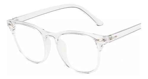 Gafas Montura Mujer Transparentes De Moda Filtro Uv +estuche