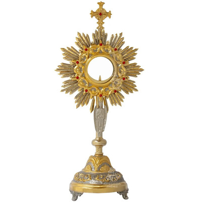 Custodia Eucarística Ostensorio Santísimo Tradicional 67 Cm | Meses sin interés