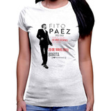 Camiseta Premium Dama Estampada Fito Paez Bogota 2023