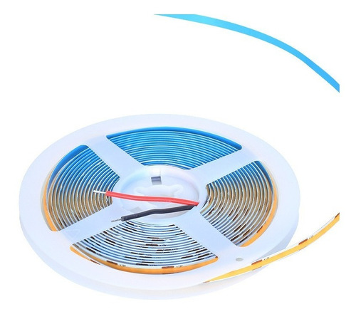 Tira Led Cob Flexible 24v Alta Potencia 480led 10mt 8mm Ip20