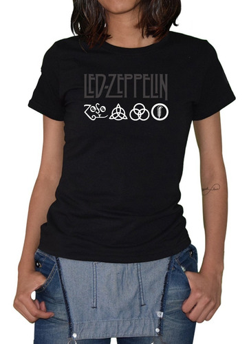 Playera Mujer Led Zeppelin Mod-1