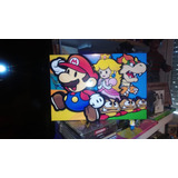 Mario Bros Cuadros De Madera Grandes 3d 