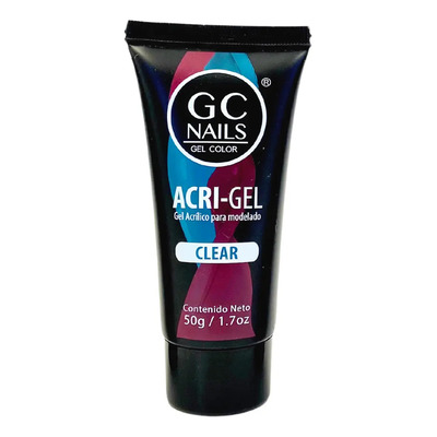 Gc Nails. Acrigel Para Modelado Uñas Rosa, Blanco Y Cristal. Color Clear | Envío gratis