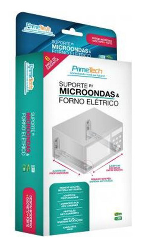 Suporte Microondas Branco Primetech