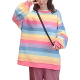 Chaleco Arcoiris Sweater Colores Harajuku Kawaii