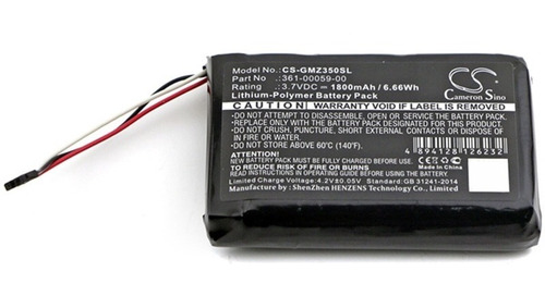 Bateria Para Gps Garmin Zumo 350lm 1800 Mah