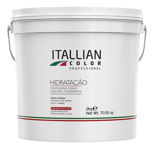 Hidratação Itallian Trivitt Color 2kg Profissional