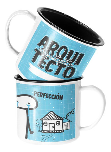 Taza Enlozada Lechera Arquitecto Regalo Arquitecto Profesion