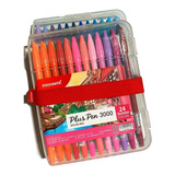 Set De 48 Marcadores Monami Plus Pen 3000