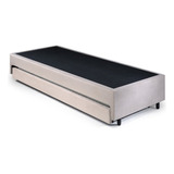 Base Box Solteiro King Com Cama Auxiliar 96x203x28cm Ggwt