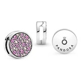 Pandora Charm Reflexions Circulo Rosa Clip Original 