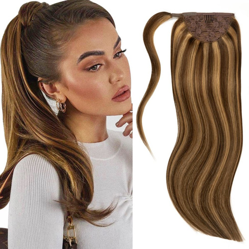 Extensiones Cabello Natural 16in 1pz 80gr Balayage Chocolate