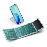 Seenda Teclado Bluetooth Plegable Con Panel Tactil, Teclado