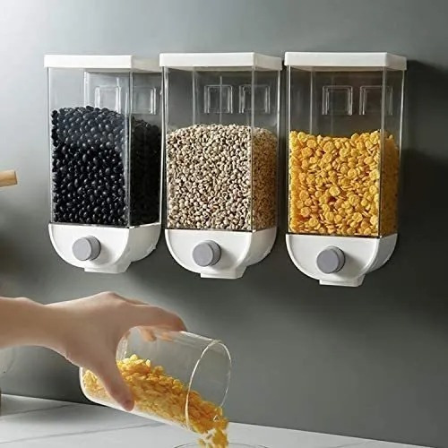 Dispensador De Pared Cereal Granos Dulces Frutos Secos