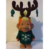 Muñeco Troll Vintage Navideño   Reno  