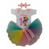 Tutu Payasito Conjunto Plim Plim Color Pastel Personalizado