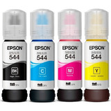 Tinta Epson T544 Original 65ml X4 Colores T544 L3110 L3150