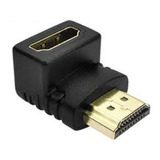 Adaptador Hdmi 90 Graus Em L Macho Xfêmea 1.4 P/ Tv Parede