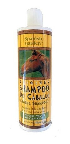 Champú De Caballo Original Por Spanish Garden 16 Oz