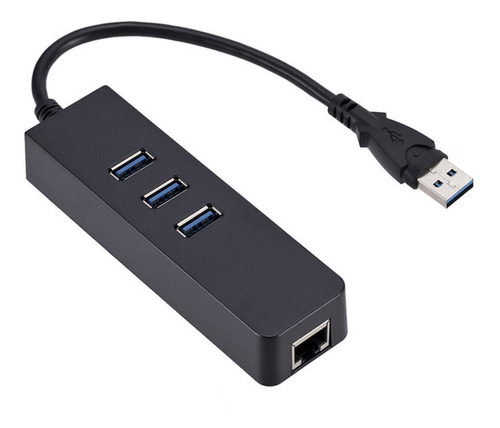 Hub Usb 3.0 A 3 Puertos Usb + Rj45 Internet 10/100/1000 Mbps