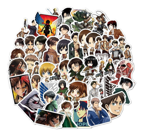 50 Stickers Anime