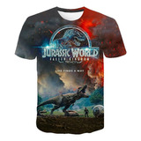 Rt Camiseta Masculina G Com Estampa 3d Jurassic Park Para