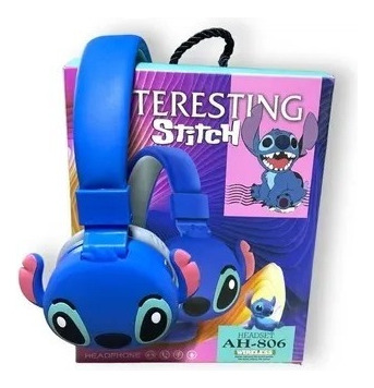 Audifonos Stitch Inalábricos Bluetooth Auxiliar Diadema