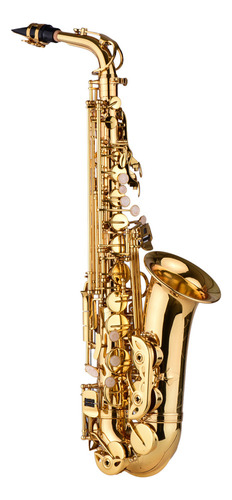 Saxofón Alto De Latón Lacado As100 Eb Para Saxofón Alto