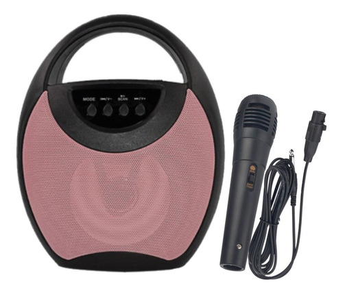 Parlante Bluetooth Karaoke Super Bass + Microfono 3.5mm 