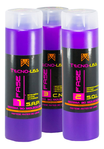 Kit Tecnoliss 3 Pasos X 500 Cc