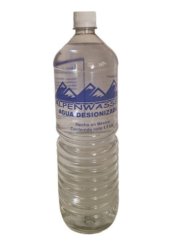 Agua Desionizada 1.5 Lts  Para Planchas, Oxigeno Y Cpap 