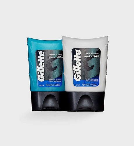 Gillette Sensitive Kit De Gel + Locion After Shave 