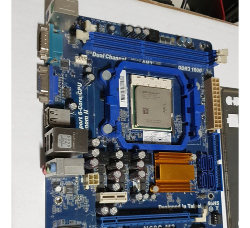 Kit Placa Mãe N68c-m3 Ddr3 Com Defeito E Processado