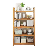 Estante De Bambú Ajustable Organizador Cocina Baño 5 Niveles